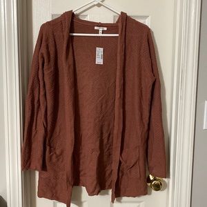 Hooded Long Sleeve Cardigan